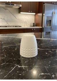 Resim Chef & Sommelier 2 Li Tuzluk / Biberlik Seti Beyaz 