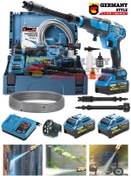 Resim AboutThePerfect Çift Akülü Yüksek Basınçlı Temizlik Makinesi, Bahçe ve Oto Yıkama için 