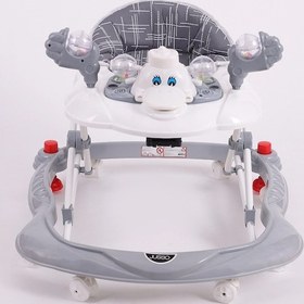 Resim Vavbaby Carolin Oyuncaklı 3 Kademeli Örümcek Bebek Yürüteci Gri 