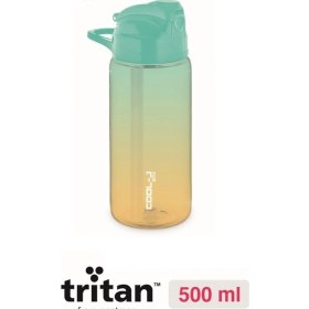 Resim Cool-j Marine Pipetli Tritan Matara 500cc Yeşil 