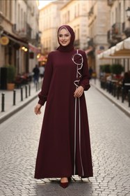 Resim sümeyra Gül şal ferace yazlık rahat uzun modelimiz 