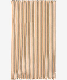 Resim Punto Stripe Peştemal Toprak - Toprak / 90x175 