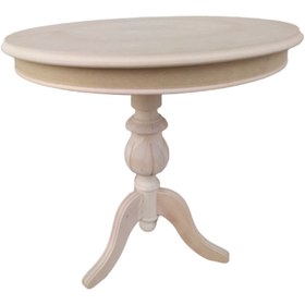 Resim BENGİ TİCARET Fiskos 18218 Baba ayak Klasik Model Ahşap Ihlamur ağaç ayak HAM MDF tabla EL Yapı 