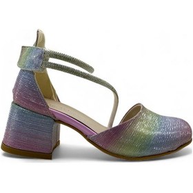 Resim Tuğba Ortopedi 773 Kız Çocuk Topuklu Abiye Ayakkabı Renkli 
