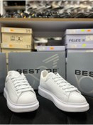 Resim Best Of B-150 BEYAZ-SİYAH ERKEK SPOR AYAKKABI 