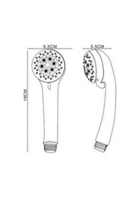 Resim Tema Econ Duş Başlığı - Poşet Ambalaj 55041 Krom 