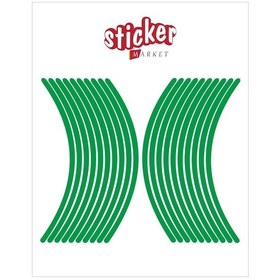 Resim Yeşil Fosforlu Jant Şeridi 