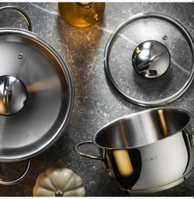 Resim Olika Jüpiter 8 Parça Tencere Seti 