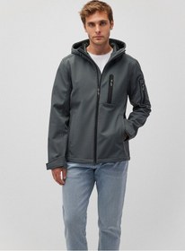 Resim Mavi - Kapüşonlu Yeşil Ceket 0110264-71598 Yeşil 