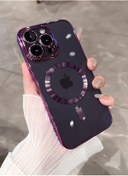 Resim m.tk moveteck Iphone 13 Pro Max Kılıf Kamera Lens Korumalı Yeni Seri Üst Model Görünüm Manyetik Magsafe Kılıf 