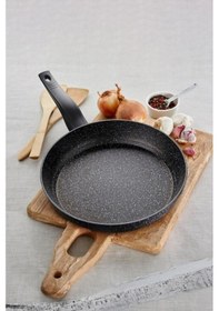 Resim Diez 32 Cm Granit Ezme Tava Siyah Yapışmaz 