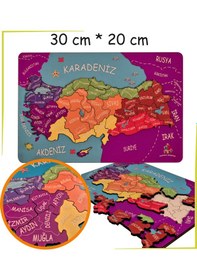 Resim Kabartmalı Türkiye Haritası 