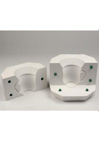 Resim Alâ Çay Fincanı Alçı Kalıp 