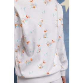 Resim Perendi Kız Çocuk %100 Pamuk Pijama Takımı 