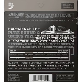Resim D'Addario ENR70 XL Half Rounds 4 Telli Bas Gitar Teli - Super Light (40-95) 