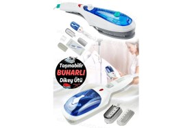 Resim Empressco Kompakt Dikey Buharlı Ütü - Pratik ve Güçlü Buhar Performansı, Ev ve Ofis Kullanımı 