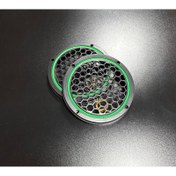 Resim 20cm Yeşil Neon Işıklı Hoparlör ve Midrange Kapağı 1Takım (2adet) Vidalanabilir 
