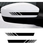 Resim Gmwax Oto Ayna Şerit Özel Yeni Sticker Yapıştırma 20*2,5 cm 