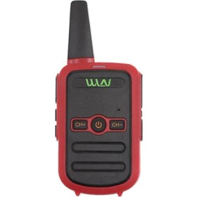 Resim Wln KD-C51 16 Kanal 3-5 Km Tekli Kırmızı Telsiz (Şarj Aleti Dahil) 