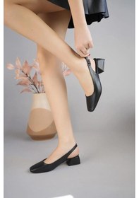 Resim Papuçcity Gzzh 02820 3 Cm Topuklu Kadın Stiletto Ayakkabı 001 