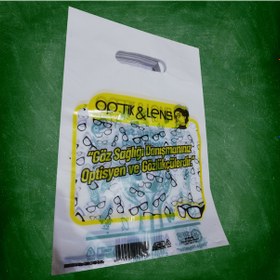 Resim Merpak Baskılı Poşet Gözlük Poşeti El Geçme 22 x 32 CM 5 KG 