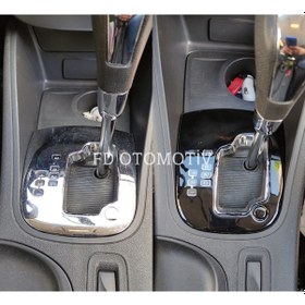 Resim Renault Fluence Otomatik Vites Çerçevesi Kaplama Parlak Siyah 
