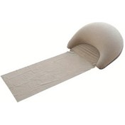 Resim Elmpaly 2025 Yeni Kahverengi Portatif Şişme Plaj Havlusu Katlanır Hafif 4 Mevsim Kahverengi 