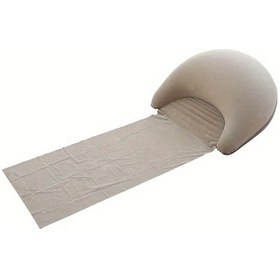 Resim Elmpaly 2025 Yeni Kahverengi Portatif Şişme Plaj Havlusu Katlanır Hafif 4 Mevsim Kahverengi 