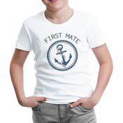 Resim Lord T-Shirt First Mate - Archor Beyaz Çocuk Tshirt 