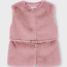 Resim Mayoral Kışlık Kız Kürklü Kemerli Yelek Pembe - Pembe / 8 Yaş 