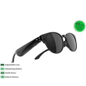 Resim WİAMi Wiami Bg-02m Akıllı Güneş Gözlüğü - Bluetooth, Sesli Komut Ve Stereo Hoparlörlü 