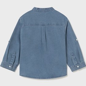 Resim Mayoral Yazlık Erkek Bebek Uzun Kol Denim Gömlek Mavi - Mavi / 2 Yaş 