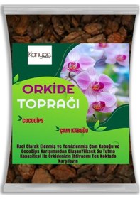 Resim İthal Çam Kabuğu Karışımı İle Orkide Toprağı Değiştirme - 10 Litre 10 L 