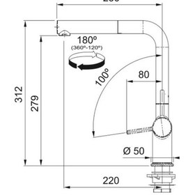 Resim Franke Urban Ubg 651-100 Slate Grey Granit Evye + Active Plus Doccia 2.0 Batarya Set Gri 
