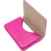 Resim 1 Adet RFID Engelleme Cüzdanı - Şık Pembe & Bej PU Deri İş Kartı Tutucu, Minimalist Kredi Kartı & Kimlik Kılıfı Erkekler ve Kadınlar İçin, Günlük Kullanım İçin Güvenli ve Şık Tasarım, Rfid Koruma | Şık Tasarım | Dokulu Bitiş, Minimalist Cüzdan Çok Kartlı 