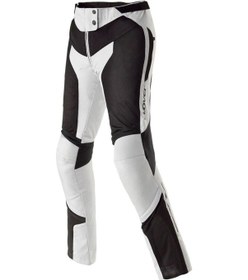 Resim Clover Airjet-6 Korumalı Yazlık Kadın Motosiklet Pantolonu Siyah Gri 