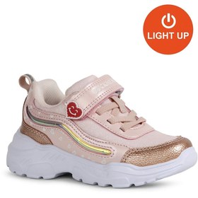 Resim BUCKHEAD 3031 Mindy Işıklı-Anatomik Kız Çocuk Ayk. Pembe 