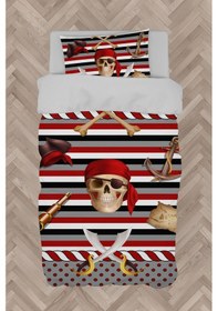 Resim Mekta Home Bebek Ve Çocuk Odası Kuru Kafa Desenli Nevresim Takımı 