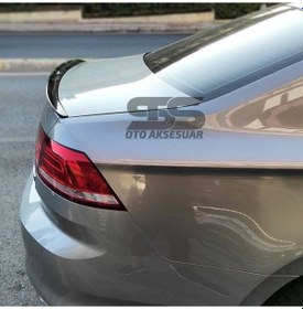 Resim Sts Oto Aksesuar Passat B7 Bagaj Üstü Spoiler Bagaj Çıtası Piano Black (Parlak Siyah) 