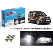 Resim Fiat Doblo D4 Led Plaka Aydınlatma Ampul Seti Femex Parlak Beyaz 