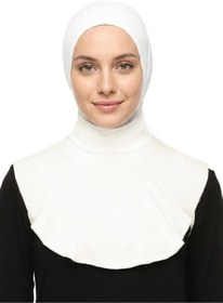 Resim İSTDONATELLA Tesettür Boyunluk Düz - Balıkçı Yaka Boğazlı Penye Kumaşı 