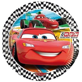 Resim Cars 3 Karton Tabak 23 CM. 8'li 