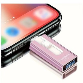 Resim Wangxi Pembe 512gb Yüksek Hızlı Şifreli Usb Flash Bellek Tek Tıklama Yedekleme İphone Uyumlu İpad Uyumlu İçin 