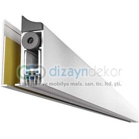 Resim Cam Glass Kapı Altı Giyotin 830 Mm 