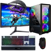 Resim Turbox Tx965 i5 3470 8GB Ram 256GB SSD 4GB R7 240 GDDR5 EK. 21.5'' Monitör Masaüstü Oyun Bilgisayarı 