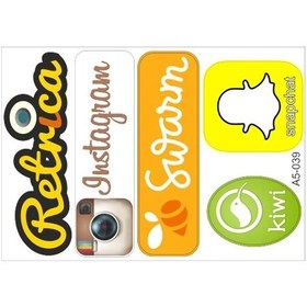 Resim Sevenkardeşler A5 Sticker 051 Tek Paket Çoklu Sticker 