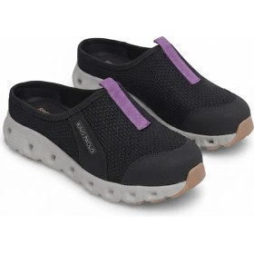 Resim King Paolo H5204 Missy Kadın Memory Foam Sabo Terlik Siyah - Mor 