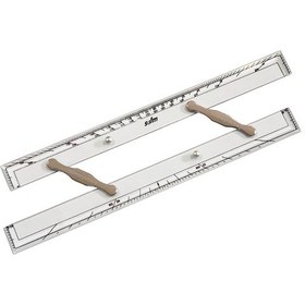 Resim Sdm Gemici Cetveli Paralel Cetvel 45cm Metal Parçalı 
