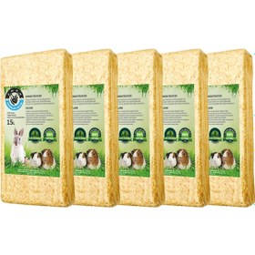 Resim Doğal Çam Kokulu Tozsuz Kemirgen Talaşı 15 Lt. 5'li 