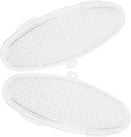 Resim Alipis Oval Davlumbaz Işık Merceği Havalandırma Davlumbazı Için 2 Adet Plastik Lamba Difüzörü Modern Mutfak 